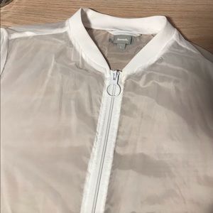 Transparent Bomber Jacket